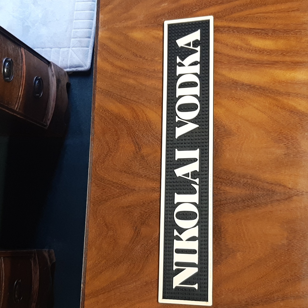 Nikolai Vodka Bar Mat 3½" x 19¾"